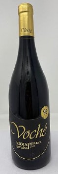 Bodegas Manzanos 2013 Voche, Reserva Tempranillo